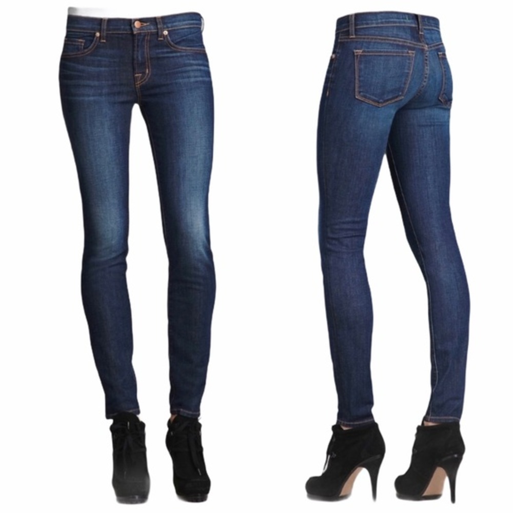 J BRAND Skinny Leg Dark Vintage Ankle Jeans SZ 26 - Picture 1 of 6